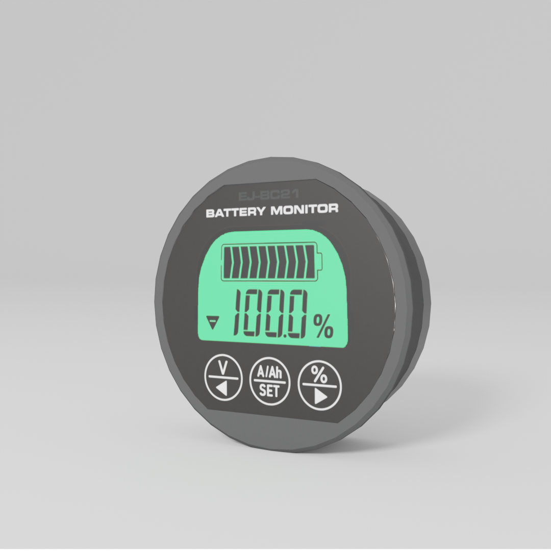 500A Smart Shunt Battery Monitor Heavy Duty LCD Battery Capacity Tester For Yacht
