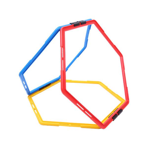 Hexagonal Octagon Speed Ladder , Dia.50cm Football Speed Rings