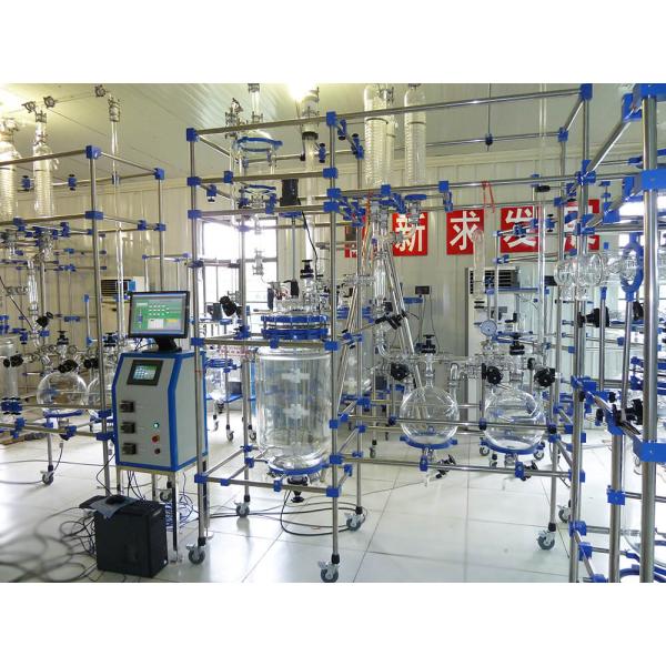 10L 20L 50L Jacketed Glass Reactor Glass & Stainless Steel Reactor