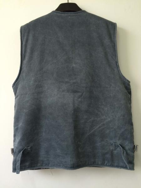 winter vest,  warm waist coat, navy, S-3XL, polyester plush lining
