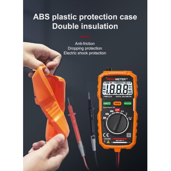 напряжение тока обнаружения 600V AC/DC цифрового вольтамперомметра NCV ряда теста батареи 1.5V 9V 12V портативное мини автоматическое