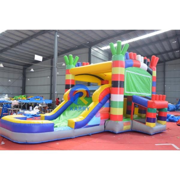 14 Years up Gender-Neutral Commercial Grade Inflatable Bounce House with Slide and Pool