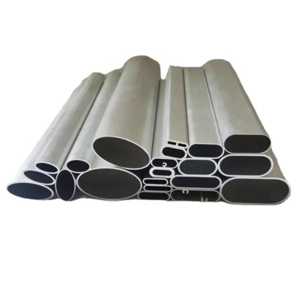Anodized Oxidation Aluminum Alloy Tube Telescopic Flat Sided Oval Aluminum Tubing