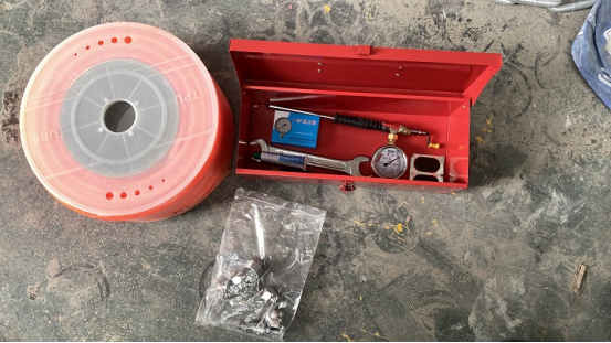 STS basse force de réaction Yokohama Pneumatique Fenders en caoutchouc avec chaîne et pneus