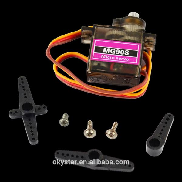 180 servo micro del Metal Gear del grado MG90S para el robot