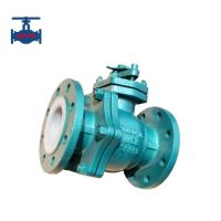 Class 150 4inch Lever Operated Floating Ball Valve with Flange Connection for High Temperature Applications