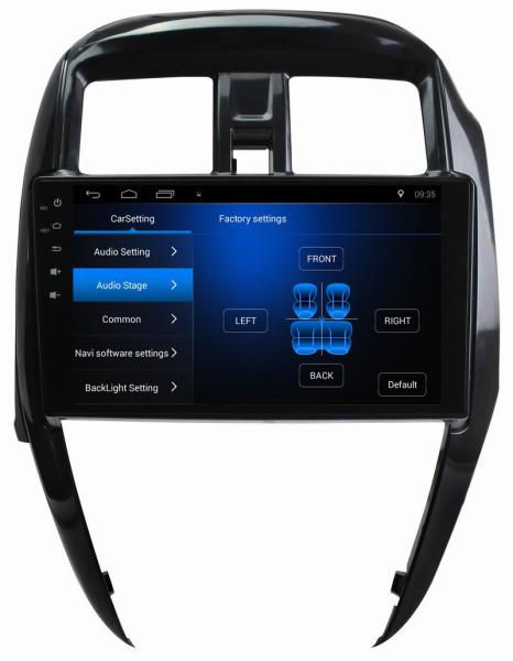 Ouchuangbo car radio digital screen android 8.1 for New Nissan Sunny with Bluetooth USB SWC wifi gps navigation