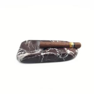 Cenicero Rectangular de Mármol Rosso Levanto Personalizado Elegante con Material