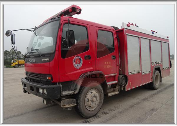 A Type Foam Fire Rescue Vehicles Isuzu Superior Structure Strong Firefighting Ability