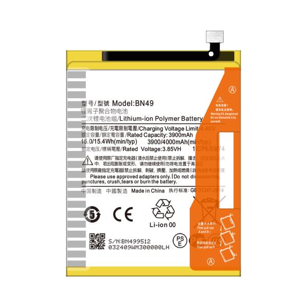 BN49 Código Batería recargable para Xiaomi Redmi 7A 0 Ciclo Logotipo personalizado