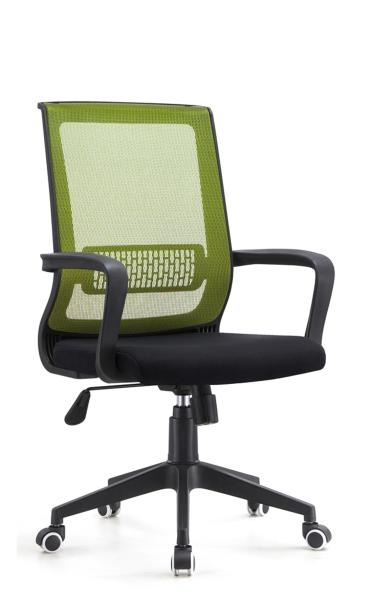 Modern Green And Blck Staff Office Chair Personal Use High Tear Strength