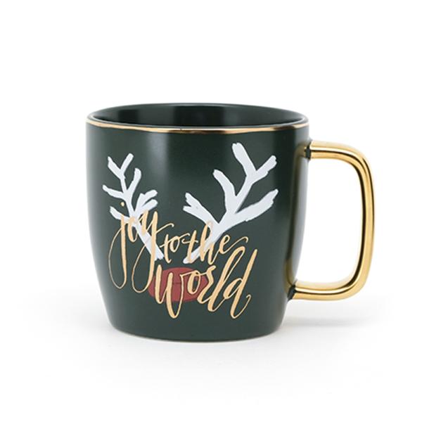 Сублимационные кружки для кофе, кофейный лагерь, открытый рождественский керамический кружок с логотипом DW-01A04