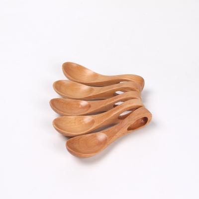 0 - 12 Months BPA Free Wooden  Baby Spoon Fork Set Animal Shaped