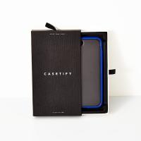 Logotipo personalizado de cartón negro caja de caja de cartón para teléfonos móviles