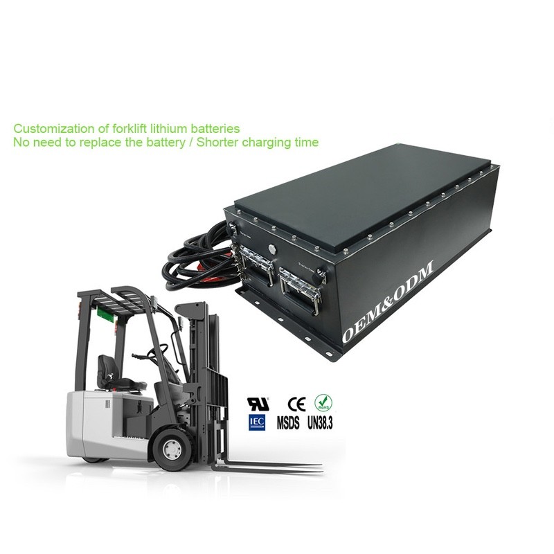 Настраиваемый литийный аккумулятор для погрузчика 24V 48V 60V 72V 80V Lifepo4 высокий ток