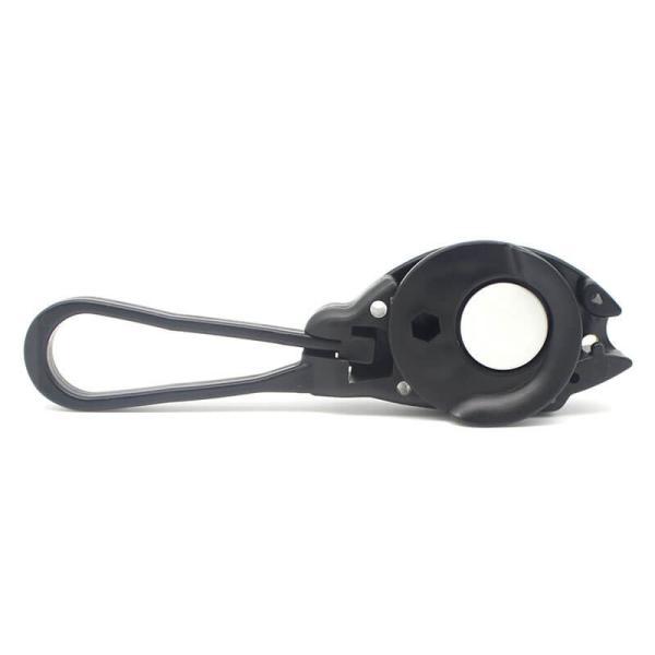 Cable aéreo isolado ABC Suspensão exterior Grampos 5kN Carga de ruptura Núcleo de conector preto