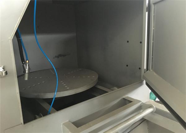 Trolley Cart / Turntable Suction Blast Cabinet 1000mm * 1000mm * 800mm Working Chamber