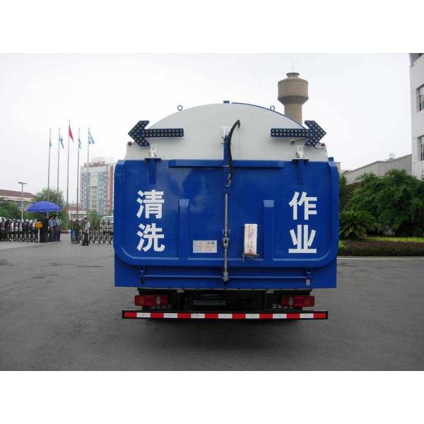 shock price 1500 liters water tank and 4000 liters garbage tank dongfeng 4*2 right hand driving mini road sweeping truck