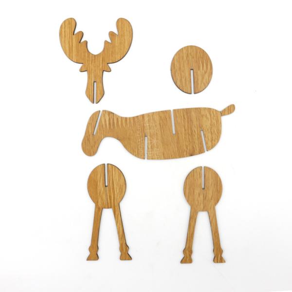 decoración de madera para Navidad