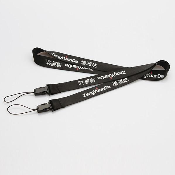 Double Clip Full Body imprinted branding lanyards Exhibition event Full Color Printed ID Badge Holder two hooks