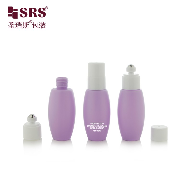KG1-45ML Plastic Empty Roll On Bottle With Switch ON-OFF Applicator