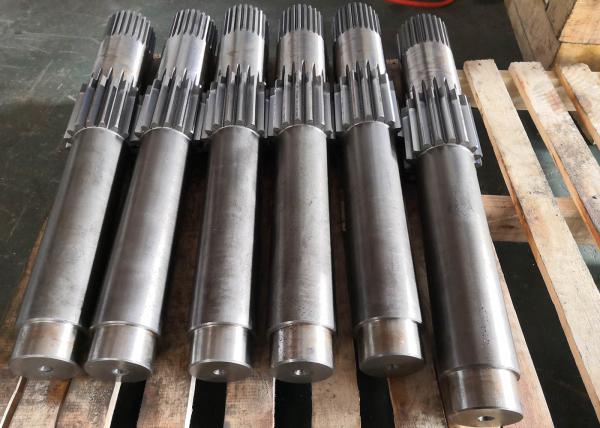 Transmission Parts Alloy Steel ANSI B92.1 Cylindrical Type Involute Spline Gear Shaft Spline Grinding