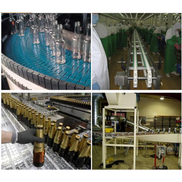 Industry Kitchen Dishwasher Parts Waterproof PVC Belt Conveyor Machine ISO14001