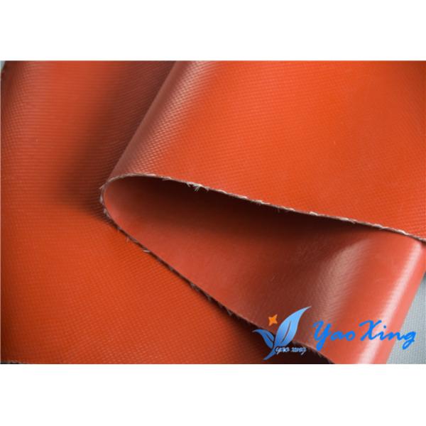 Tela suave de alta resistencia de la fibra de vidrio del silicón para las puertas cortafuego