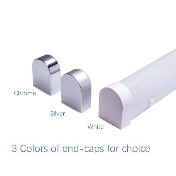 20W 600mm Hotel Mirror Light 1600lm Chrome Over Mirror Bathroom Lights