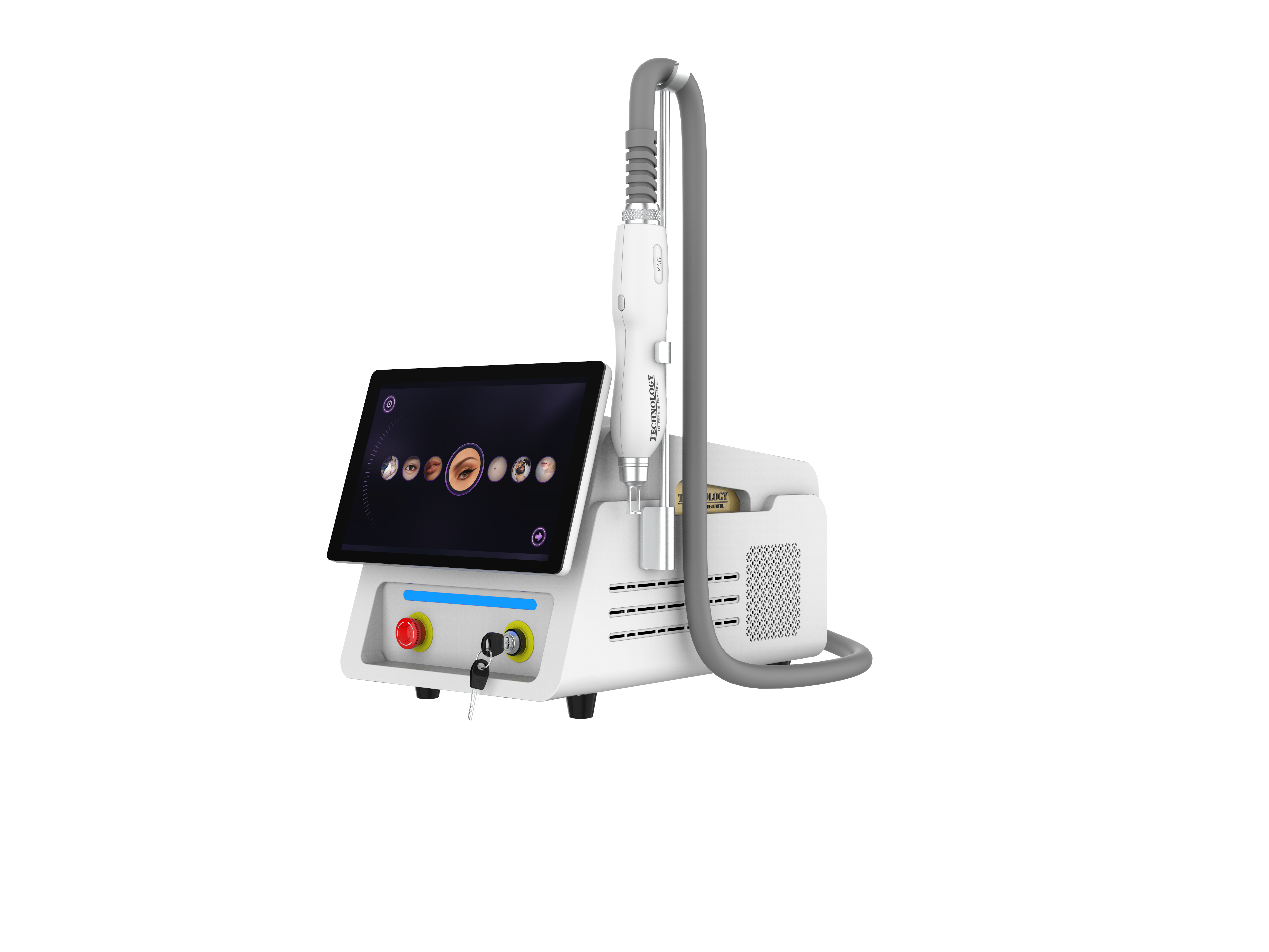 Pico Laser Tattoo Removal Machine 532nm 755nm 1064nm Clinic Grade Picosecond