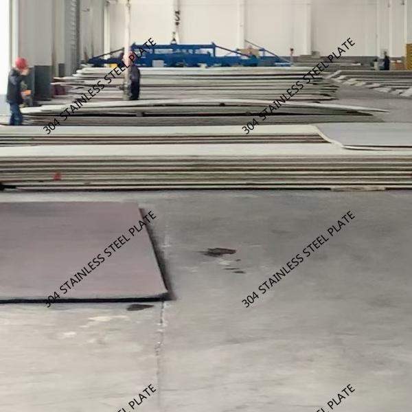 304 Grade Hot Rolled Stainless Steel Plate Industrial NO.1 Finish Thickness 3-50mm