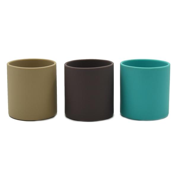 Heat Resistant No Handles LFGB PDA Silicone Cup For Baby