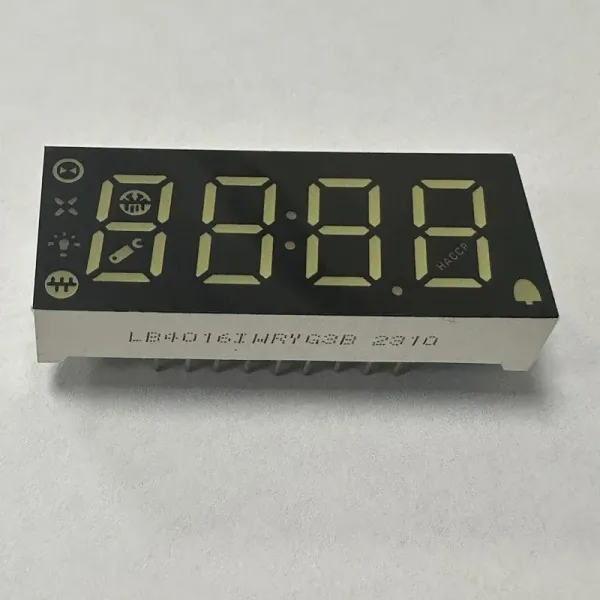 Multicolour 4 Digit 7 Segment LED Display Common Anode for Refrigerator Control Panel
