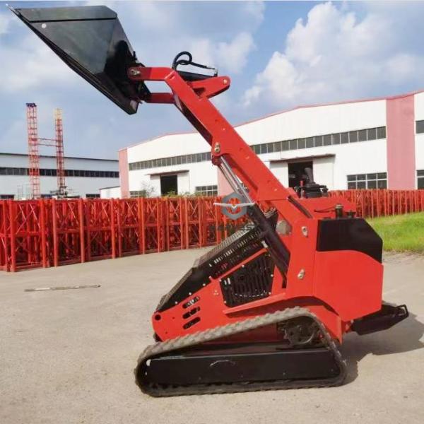 350 kg Mini Tracked Skid Steer Loader LY850 motor Kubota con Mulcher