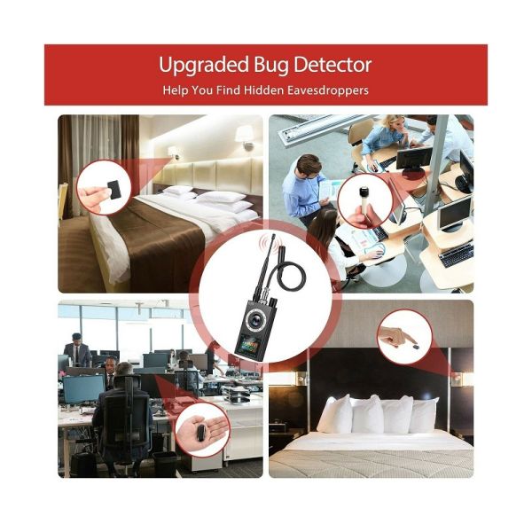 Anti Eavesdropping Detector RF Wireless Gsm Signal Wiretapping Tracker for Security