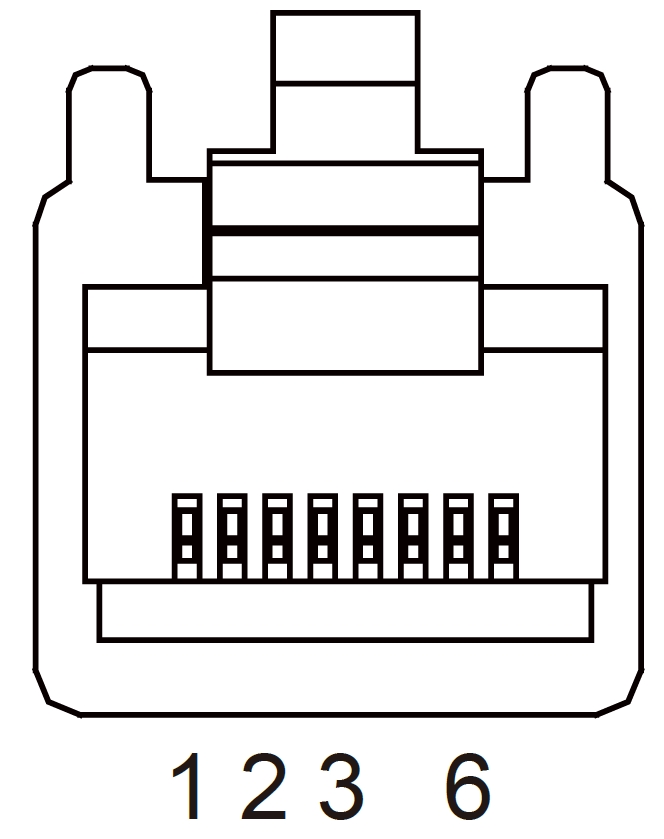 Металлический корпус RJ45 соединитель 4 штифтов