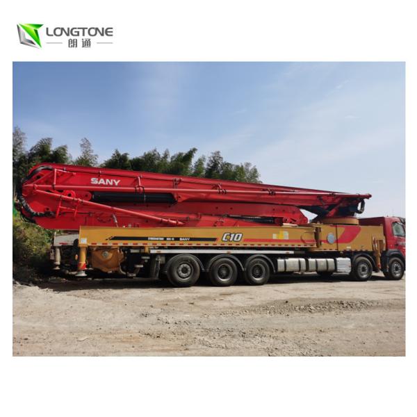 Germany Make Putzmeister 56m Used Concrete Pump Truck With Benz Chassis