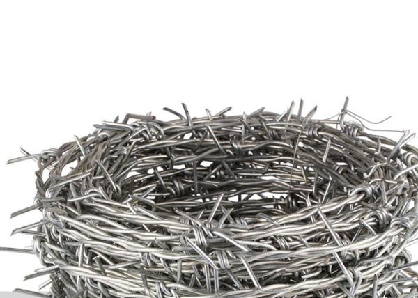 1.8mm Duplo Filamento Torção Tradicional Galvanizado Aço Barbed Wire bobinas de mergulho quente