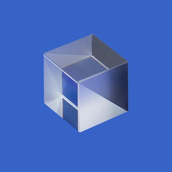 Transparent Optical Glass Cube Prism Splitter Cmy Crystal Dichroic Custom X-cube Prism