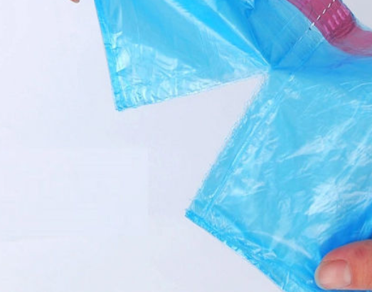 Degradable красочный пластиковый отброс Drawstring кладет W42 в мешки x L44cm