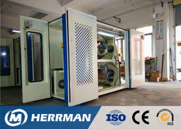 Double Layer Triple Signal Cable Buncher , Wire And Cable Machinery 1800rpm