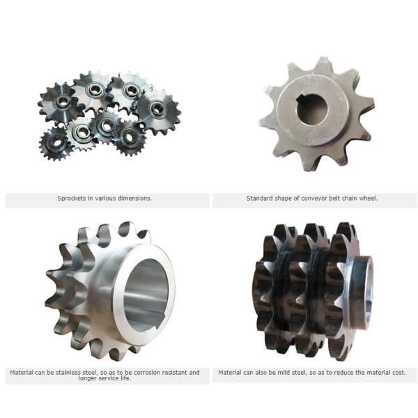 50.8mm Pitch C45 Stainless Steel Sprockets Durable Corrosion Resistance