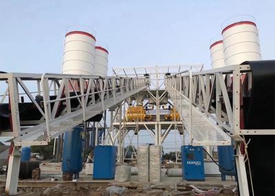 Móbil de tratamento por lotes móvel da planta da capacidade 150m3 260KW com o misturador JS3000