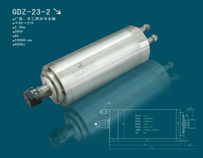 cnc engraving and cutting spindle motor with 2.2kw water cool