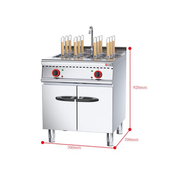 Commercial Kitchen Electric Noodles Boiler Machine with Cabinet and Services OEM ODM