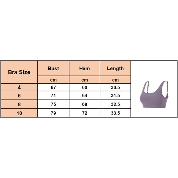 High Strength V Shape Back Womens Sports Bra Adjustable Straps