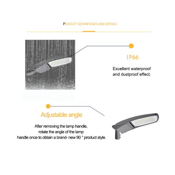 наивысшая мощность 320W 400W привела светящее литого алюминия плашки уличного света ультра высокое