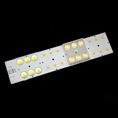 do módulo padrão do diodo emissor de luz do PWB 24PCS de 223x49mm placa de circuito feito-à-medida