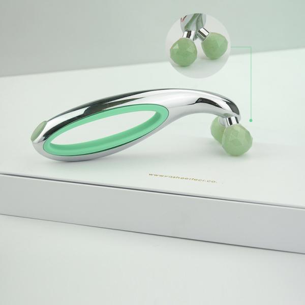 Electric Gemstone Anti Wrinkle Face Roller V Shape Massager For Face