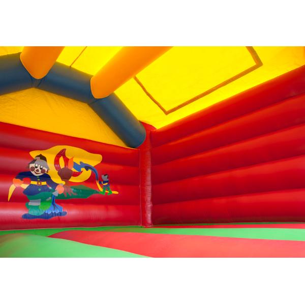 Fire truck PVC commercial bounce house combo for events inflatable bouncy house